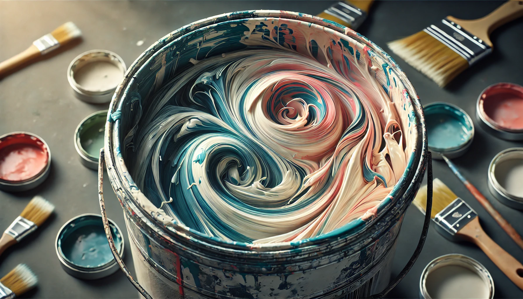 4. Not Mixing Paint Properly